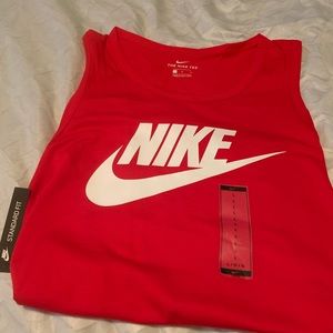 Red Nike Tanktop